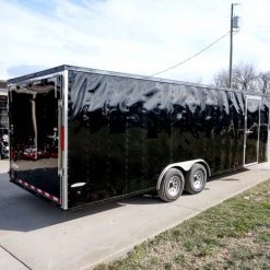 Enclosed Trailer 8.5'x24' Black- Car Motorcycle Hauler -Cheap Trailers Store dsc02678 2 1