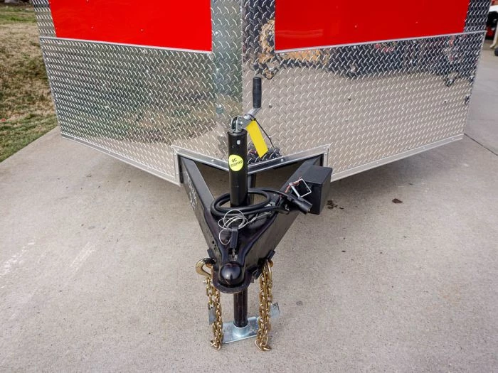 Enclosed Trailer 8.5'x22' Red & Black - Car Hauler 3 Enclosed Trailer 8.5'x22' Red & Black - Car Hauler