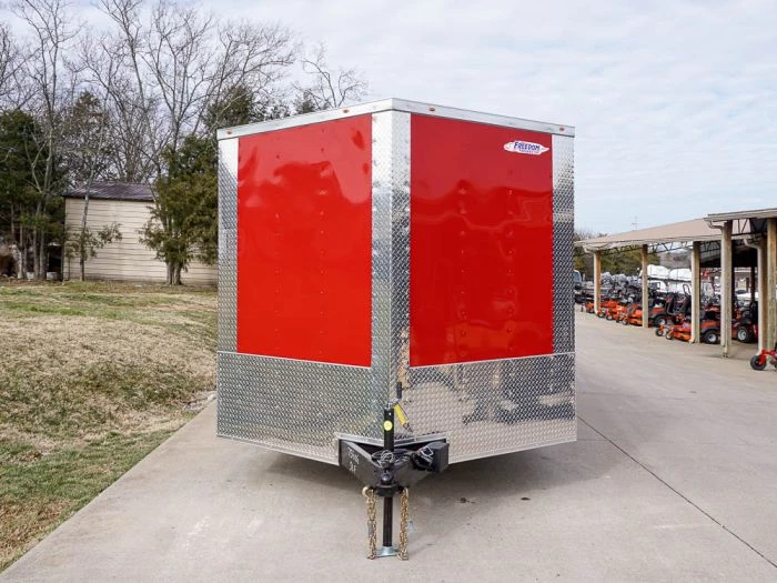 Enclosed Trailer 8.5'x22' Red & Black - Car Hauler 4 Enclosed Trailer 8.5'x22' Red & Black - Car Hauler - Image 2