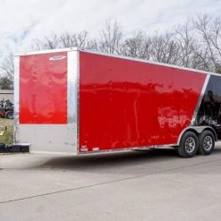 Enclosed Trailer 8.5'x22' Red & Black - Car Hauler 27 Enclosed Trailer 8.5'x22' Red & Black - Car Hauler -Cheap Trailers Store dsc02702 3 1