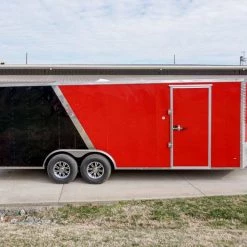 Enclosed Trailer 8.5'x22' Red & Black - Car Hauler 31 Enclosed Trailer 8.5'x22' Red & Black - Car Hauler -Cheap Trailers Store dsc02708 3 1