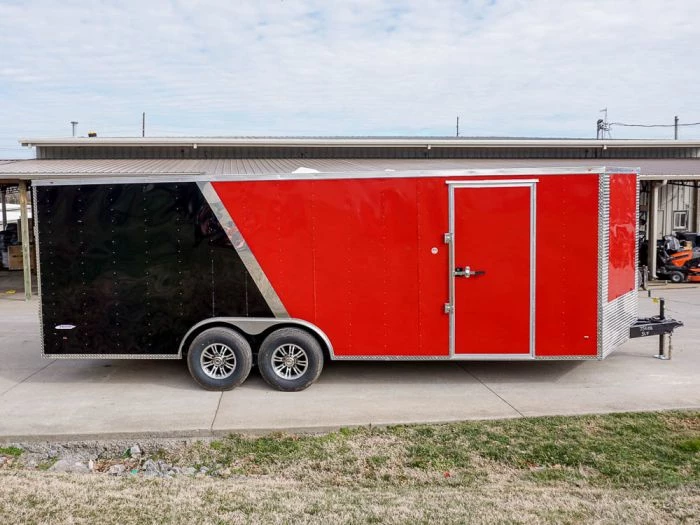 Enclosed Trailer 8.5'x22' Red & Black - Car Hauler 9 Enclosed Trailer 8.5'x22' Red & Black - Car Hauler - Image 7