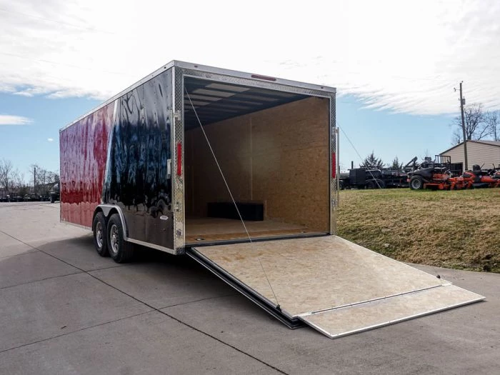 Enclosed Trailer 8.5'x22' Red & Black - Car Hauler 13 Enclosed Trailer 8.5'x22' Red & Black - Car Hauler - Image 11