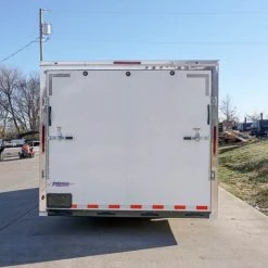 Enclosed Trailer 8.5' x 20' White - Cargo Hauler Car Motorcycle -Cheap Trailers Store dsc02731 1 1