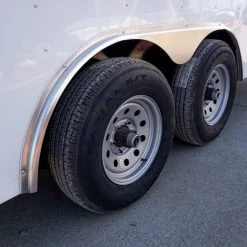 Enclosed Trailer 8.5' x 20' White - Cargo Hauler Car Motorcycle -Cheap Trailers Store dsc02735 3 1