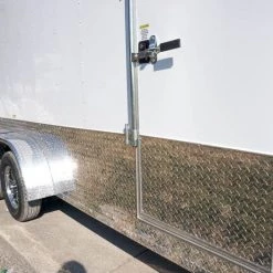 Enclosed Trailer Custom 7'x18' White Tandem Axle with Ramp and E-Tracks 40 Enclosed Trailer Custom 7'x18' White Tandem Axle with Ramp and E-Tracks -Cheap Trailers Store dsc02791 3 1