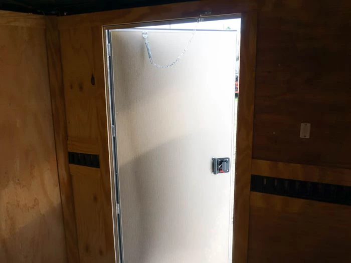 Enclosed Trailer Custom 7'x18' White Tandem Axle with Ramp and E-Tracks 19 Enclosed Trailer Custom 7'x18' White Tandem Axle with Ramp and E-Tracks - Image 17