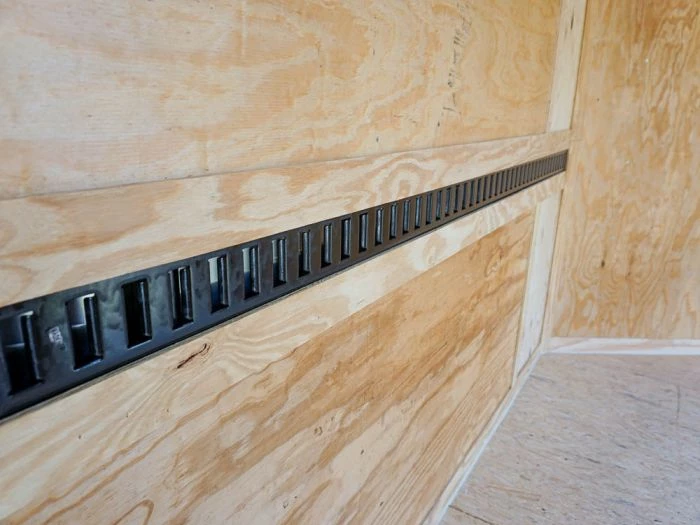 Enclosed Trailer Custom 7'x18' White Tandem Axle with Ramp and E-Tracks 20 Enclosed Trailer Custom 7'x18' White Tandem Axle with Ramp and E-Tracks - Image 18