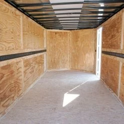 Enclosed Trailer Custom 7'x18' White Tandem Axle with Ramp and E-Tracks 44 Enclosed Trailer Custom 7'x18' White Tandem Axle with Ramp and E-Tracks -Cheap Trailers Store dsc02797 3 1