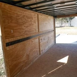 Enclosed Trailer Custom 7'x18' White Tandem Axle with Ramp and E-Tracks 47 Enclosed Trailer Custom 7'x18' White Tandem Axle with Ramp and E-Tracks -Cheap Trailers Store dsc02801 3 1