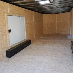 Enclosed Trailer 8.5x24 Tandem Axle Charcoal Gray - Motorcycle Car Hauler -Cheap Trailers Store dsc02826 1 1