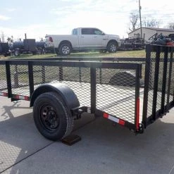 6.4x10 Dovetail Utility Trailer with 2ft Mesh Sides -Cheap Trailers Store dsc03059 2 1