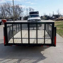 6.4x10 Dovetail Utility Trailer with 2ft Mesh Sides -Cheap Trailers Store dsc03060 2 1