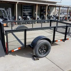 6.4x10 Dovetail Utility Trailer with 2ft Mesh Sides -Cheap Trailers Store dsc03061 2 1