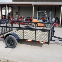 6.4x10 Dovetail Utility Trailer with 2ft Mesh Sides -Cheap Trailers Store dsc03062 2 1