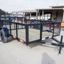 6.4x10 Dovetail Utility Trailer with 2ft Mesh Sides -Cheap Trailers Store dsc03063 2 1