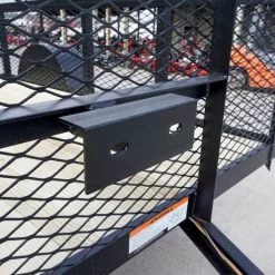 6.4x10 Dovetail Utility Trailer with 2ft Mesh Sides -Cheap Trailers Store dsc03064 2 1