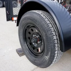 6.4x10 Dovetail Utility Trailer with 2ft Mesh Sides -Cheap Trailers Store dsc03066 2 1