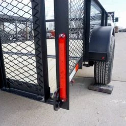 6.4x10 Dovetail Utility Trailer with 2ft Mesh Sides -Cheap Trailers Store dsc03068 2 1