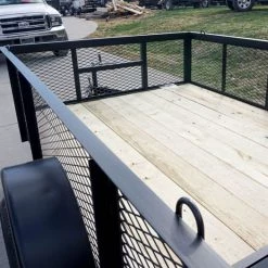 6.4x10 Dovetail Utility Trailer with 2ft Mesh Sides -Cheap Trailers Store dsc03069 2 1