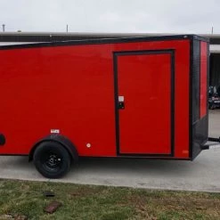 6x12 Enclosed Trailer Red V-Nose Blackout Package 3,500lb Axle 31 6x12 Enclosed Trailer Red V-Nose Blackout Package 3,500lb Axle -Cheap Trailers Store dsc03373 2 1