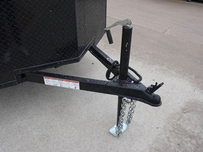 6x12 Enclosed Trailer Red V-Nose Blackout Package 3,500lb Axle 10 6x12 Enclosed Trailer Red V-Nose Blackout Package 3,500lb Axle - Image 8