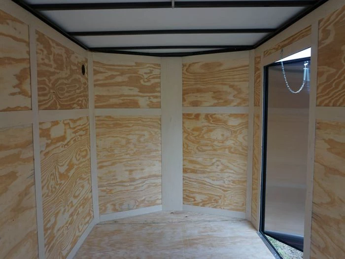 6x12 Enclosed Trailer Red V-Nose Blackout Package 3,500lb Axle 22 6x12 Enclosed Trailer Red V-Nose Blackout Package 3,500lb Axle - Image 20