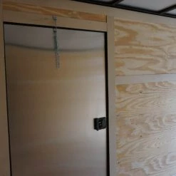 7x12 Enclosed Trailer Red V-Nose Blackout Package 3,500lb Axle -Cheap Trailers Store dsc03414 2 1