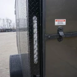 7x12 Enclosed Trailer Charcoal V-Nose Blackout Package 3,500lb Axle -Cheap Trailers Store dsc03424 1 1