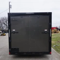 7x12 Enclosed Trailer Charcoal V-Nose Blackout Package 3,500lb Axle -Cheap Trailers Store dsc03425 1 1