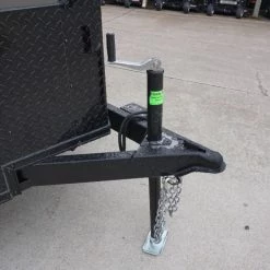 7x12 Enclosed Trailer Charcoal V-Nose Blackout Package 3,500lb Axle -Cheap Trailers Store dsc03430 2 1