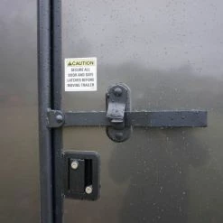 7x12 Enclosed Trailer Charcoal V-Nose Blackout Package 3,500lb Axle -Cheap Trailers Store dsc03433 2 1