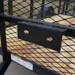 6.4x12 Dovetail Utility Trailer with 2ft Mesh Sides -Cheap Trailers Store dsc03449 1 1 1