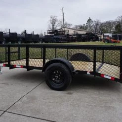 6.4x12 Dovetail Utility Trailer with 2ft Mesh Sides -Cheap Trailers Store dsc03451 1 1 1