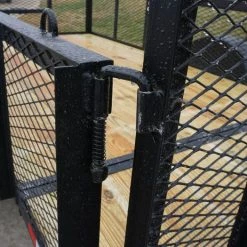 6.4x12 Dovetail Utility Trailer with 2ft Mesh Sides -Cheap Trailers Store dsc03453 1 1 1