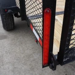 6.4x12 Dovetail Utility Trailer with 2ft Mesh Sides -Cheap Trailers Store dsc03454 1 1 1