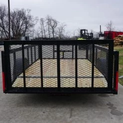 6.4x12 Dovetail Utility Trailer with 2ft Mesh Sides -Cheap Trailers Store dsc03455 1 1 1