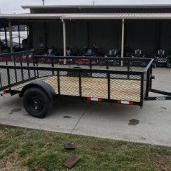 6.4x12 Dovetail Utility Trailer with 2ft Mesh Sides -Cheap Trailers Store dsc03456 1 1 1