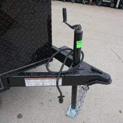 7x14 Enclosed Trailer Red V-Nose Blackout Package 3,500lb Axle -Cheap Trailers Store dsc03491 2 1