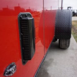 7x14 Enclosed Trailer Red V-Nose Blackout Package 3,500lb Axle -Cheap Trailers Store dsc03494 2 1