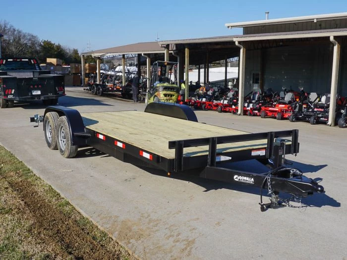 7x18 Wood Deck Car Hauler (2) 3500lb Axle w/ Brake and Ramps 12 7x18 Wood Deck Car Hauler (2) 3500lb Axle w/ Brake and Ramps - Image 10