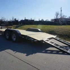 7x18 Wood Deck Car Hauler (2) 3500lb Axle w/ Brake and Ramps 30 7x18 Wood Deck Car Hauler (2) 3500lb Axle w/ Brake and Ramps -Cheap Trailers Store dsc03542 2 1