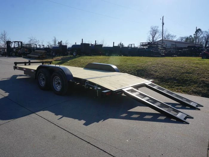 7x18 Wood Deck Car Hauler (2) 3500lb Axle w/ Brake and Ramps 14 7x18 Wood Deck Car Hauler (2) 3500lb Axle w/ Brake and Ramps - Image 12