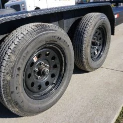 7x18 Steel Floor Car Hauler (2) 3500lb Axle w/ Brake and Ramps -Cheap Trailers Store dsc03550 2 1