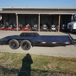 7x18 Steel Floor Car Hauler (2) 3500lb Axle w/ Brake and Ramps -Cheap Trailers Store dsc03551 3 1