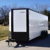 7x16 Enclosed Trailer White V-Nose Blackout Package Tandem Axle -Cheap Trailers Store dsc03561 2 1