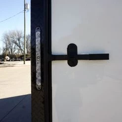 7x16 Enclosed Trailer White V-Nose Blackout Package Tandem Axle -Cheap Trailers Store dsc03571 2 1