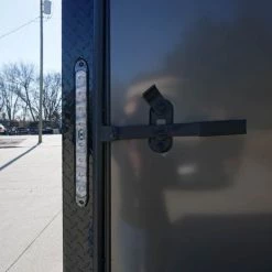 7x16 Enclosed Trailer Charcoal V-Nose Blackout Package Tandem Axle -Cheap Trailers Store dsc03612 1