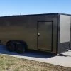 7x16 Enclosed Trailer Charcoal V-Nose Blackout Package Tandem Axle -Cheap Trailers Store dsc03614 1 1