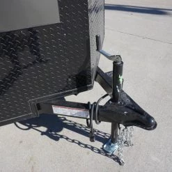 7x16 Enclosed Trailer Charcoal V-Nose Blackout Package Tandem Axle -Cheap Trailers Store dsc03616 1 1